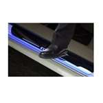 Foot Step Led Sill Plate With Mirror Finish for compatible with Mg Hector 